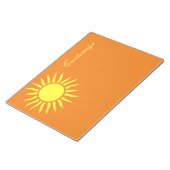 Zonnige Zon Thunder_Cove Notitieblok (Schuin)