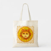 Zonnige Zon Tote Bag (Achterkant)