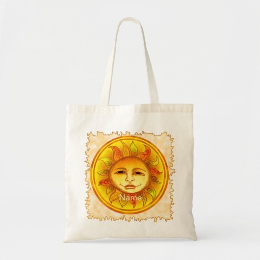 Zonnige Zon Tote Bag (Voorkant)