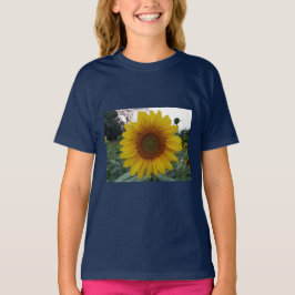 Zonnige zonnebloem grafische T-shirt voor stijlvol
