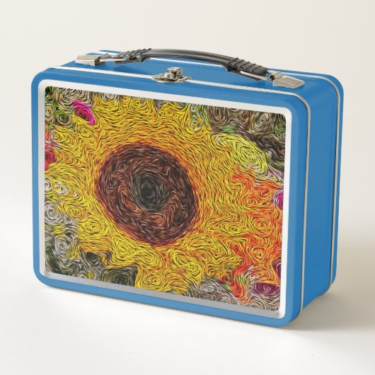 Zonnige Zonnebloem Lunchbox (Voorkant)