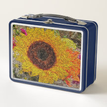 Zonnige Zonnebloem Lunchbox