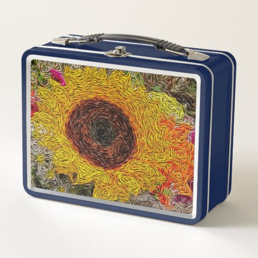 Zonnige Zonnebloem Lunchbox (Voorkant)