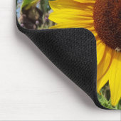Zonnige Zonnebloem Muismat (Hoek)