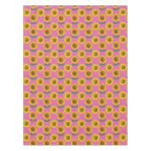 Zonnige zonnebloem - roze tafelkleed (Voorkant)