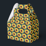 Zonnige zonnebloem serendipiteit cadeau doos bedankdoosjes<br><div class="desc">De brutale zonnebloem voegt een levendig accent toe aan decoratieve feest cadeau dozen.</div>