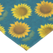 Zonnige zonnebloem tafelkleed (Gekanteld)