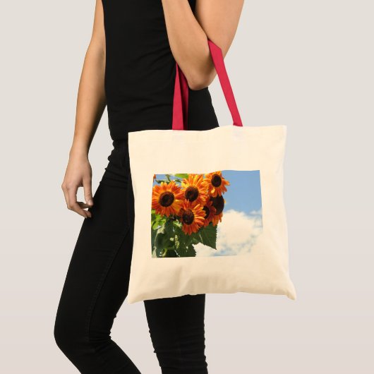 Zonnige Zonnebloem Tote Tas (Voorkant (product))