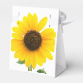 Zonnige Zonnebloem Treat Box Bedankdoosjes (Achterkant)