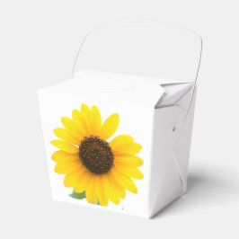Zonnige Zonnebloem Treat Box Bedankdoosjes