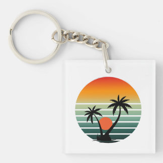 Zonnige Zonneschijn Acryl Sleutelhanger