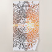 zonnopstijg strandlaken (Voorkant)