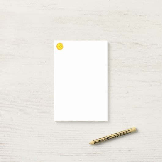 Zonnotities post-it® notes (Op bureau)