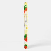 Zonovergoten aardbeien en madeliefjes iPhone hoesje (Linkerkant)