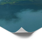 Zonovergoten ballonvaart - Dromerige illustratiest Poster (Hoek)