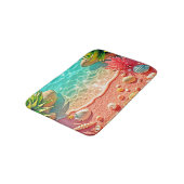 Zonovergoten Beach Shells Design Badmat (Gekanteld)
