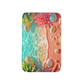 Zonovergoten Beach Shells Design Badmat (Voorkant Verticaal)