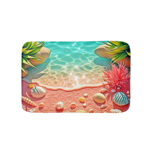 Zonovergoten Beach Shells Design Badmat