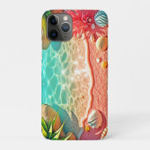 Zonovergoten Beach Shells Design Case-Mate iPhone Case (Achterkant)