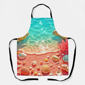 Zonovergoten Beach Shells Design Schort