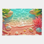 Zonovergoten Beach Shells Design Theedoek (Horizontaal)