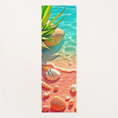 Zonovergoten Beach Shells Design Yogamat (Voorkant)