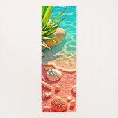 Zonovergoten Beach Shells Design Yogamat (Achterkant)