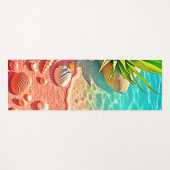 Zonovergoten Beach Shells Design Yogamat (Voorkant (horizontaal))
