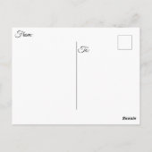 " ZONOVERGOTEN BLOEI " BRIEFKAART (Achterkant)