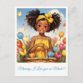 " ZONOVERGOTEN BLOEI " BRIEFKAART (Voorkant)