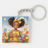 " ZONOVERGOTEN BLOEI " SLEUTELHANGER (Achterkant)