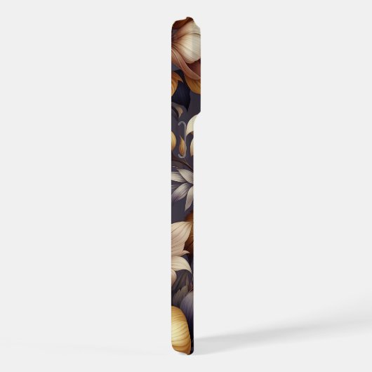 Zonovergoten Bloemblaadjes en Paarse Nevel iPhone Hoesje (Rechterkant)