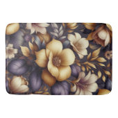 Zonovergoten bloemblaadjes en Paarse waas Badmat (Voorkant)