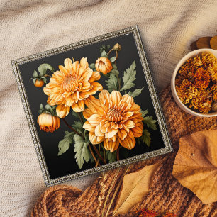 Zonovergoten bloemen foto afdruk