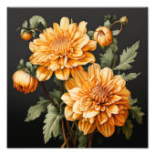 Zonovergoten bloemen foto afdruk (Voorkant)