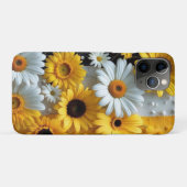 Zonovergoten bloemenschittering iPad Smart Cover (Achterkant (horizontaal))