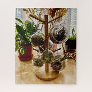 Zonovergoten bloementafelblad legpuzzel