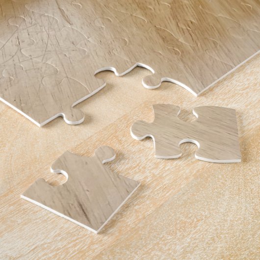 Zonovergoten bloementafelblad legpuzzel (Zijkant)