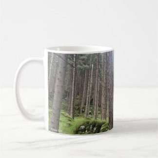 Zonovergoten Bos - Groene Boslandschap Fotografie Koffiemok