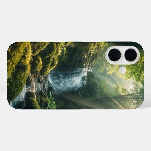 Zonovergoten bos Herfsten Case-Mate iPhone Case (Achterkant (horizontaal))