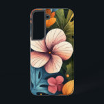 zonovergoten bos samsung galaxy hoesje<br><div class="desc">Warme,  bladerrijke bloemen strekken zich naar boven uit in gouden ochtendlicht.</div>