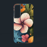 zonovergoten bos samsung galaxy hoesje<br><div class="desc">Warme,  bladerrijke bloemen strekken zich naar boven uit in gouden ochtendlicht.</div>