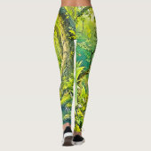 zonovergoten boslandschap leggings (Achterkant)