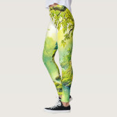 zonovergoten boslandschap leggings (Links)