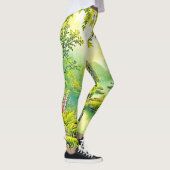zonovergoten boslandschap leggings (Rechts)