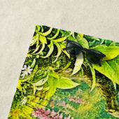 zonovergoten boslandschap strandlaken (In situ)