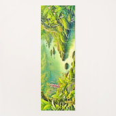 zonovergoten boslandschap yogamat (Voorkant)