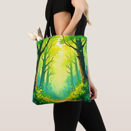 Zonovergoten Bospad Tote Bag (Dichtbij)