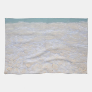 Zonovergoten Caribische Zee Strand Schuim 1 Theedoek