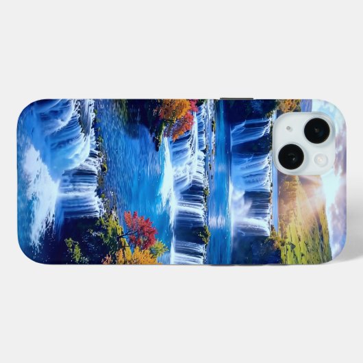 Zonovergoten Cascade Dal 001 Case-Mate iPhone Case (Achterkant (horizontaal))